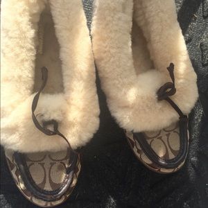 Coach slippers